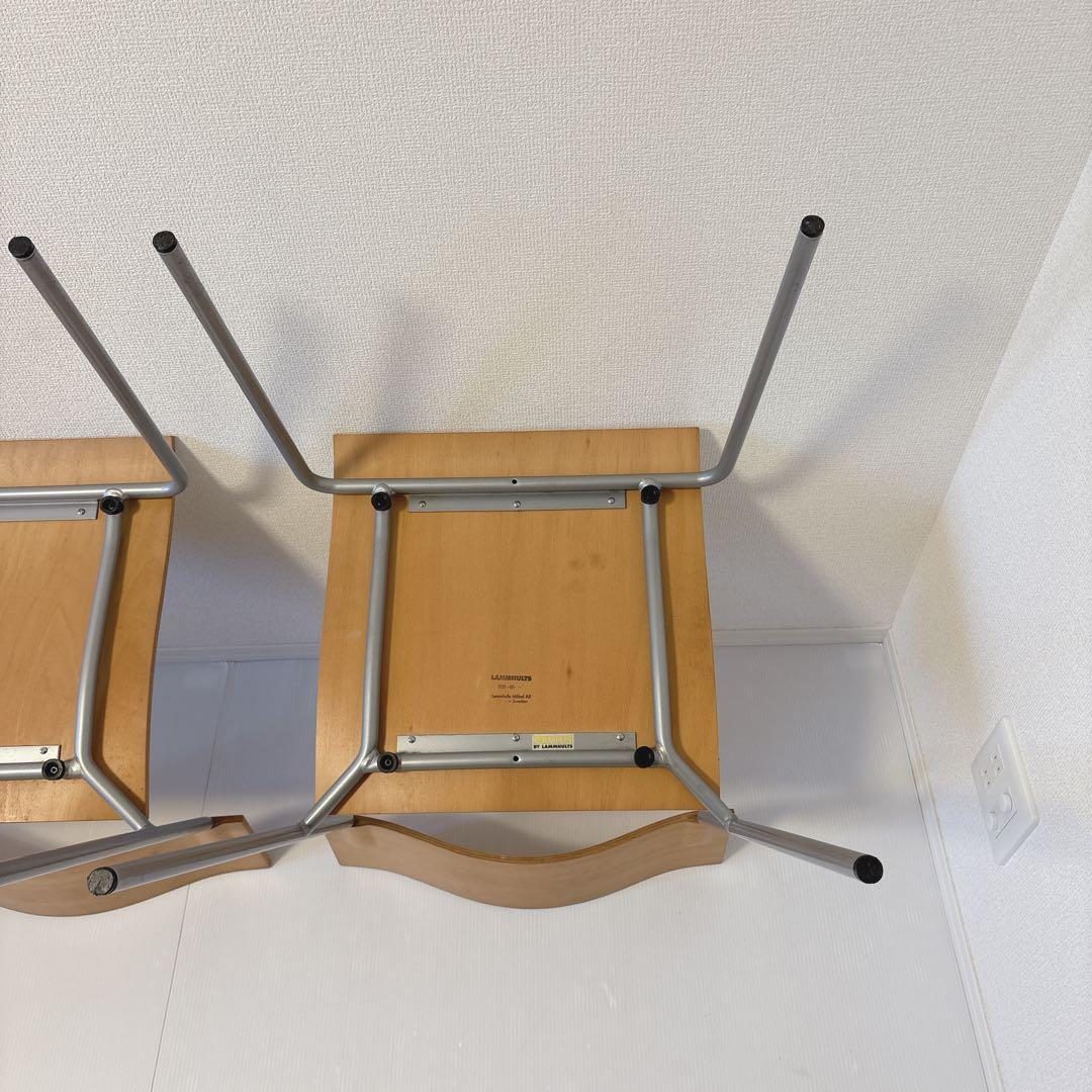 北欧レトロ LAMMHULTS CAMPUS ラムホルツ キャンパス 2脚セット