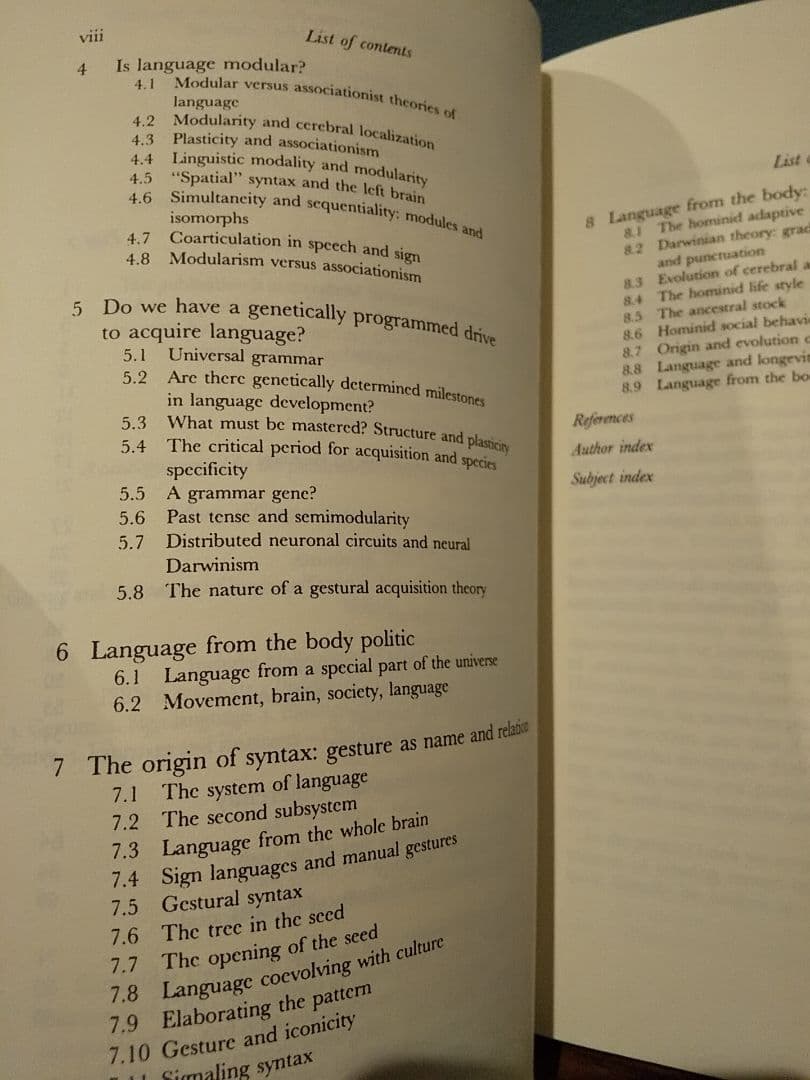 〈洋書〉ジェスチャーと言語の性質