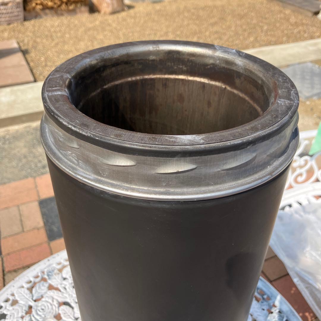 ストーブ　二重煙突500ジョイント突起16個.室内アダプタ-.ロッキングバンド