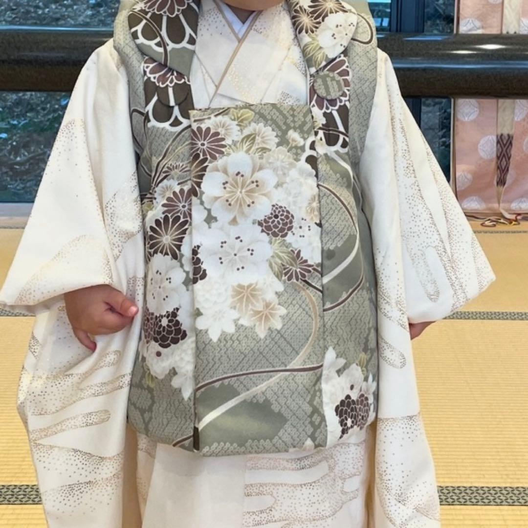 utatane ひよこ商店　七五三 男の子　被布着物セット　３歳