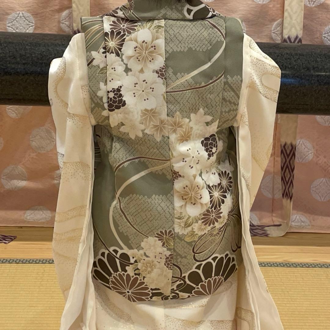 utatane ひよこ商店　七五三 男の子　被布着物セット　３歳