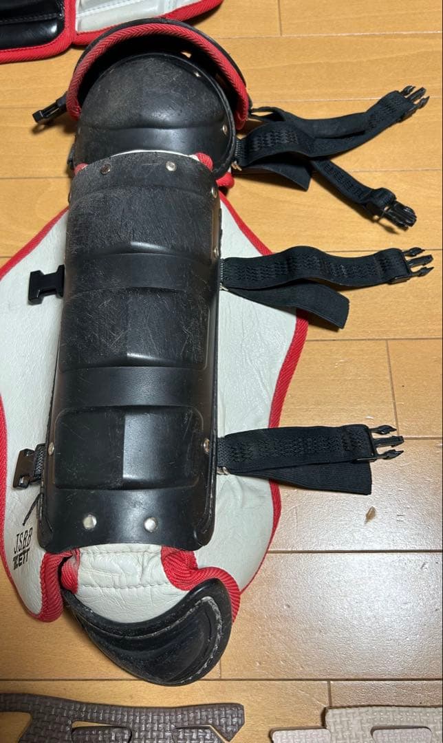 a*o様 ゼット少年軟式キャッチャー用フルセット 黒/赤