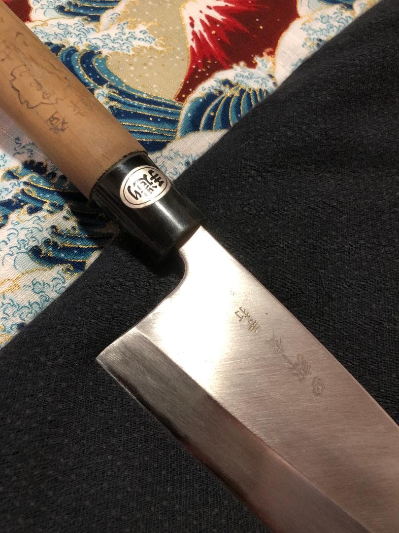 【研ぎ済み】白鋼・特選　四郎丸　出刃包丁　和包丁　ナイフ　料理　釣り