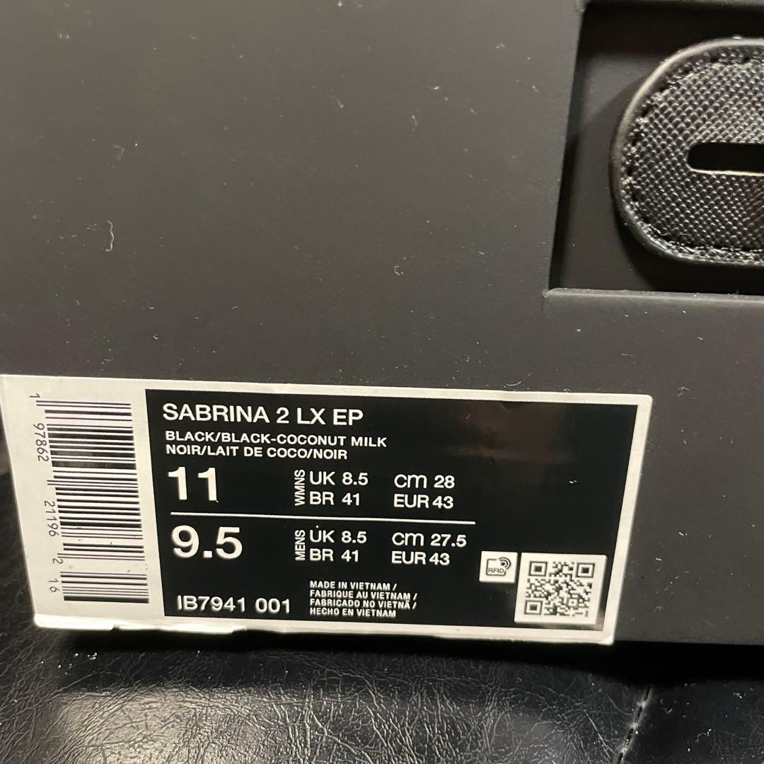 Nike サブリナ 2 ブラック ラベル Sabrina 2 28cm