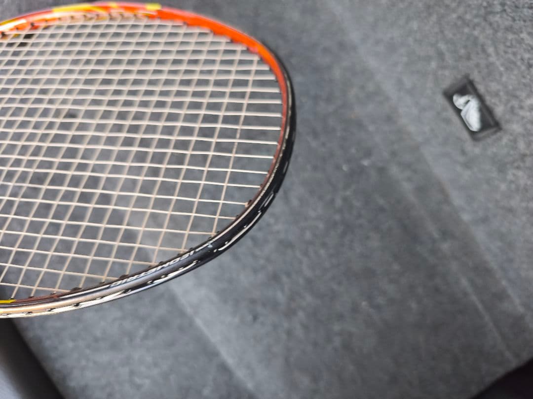 バドミントンラケット オレンジ/イエロー