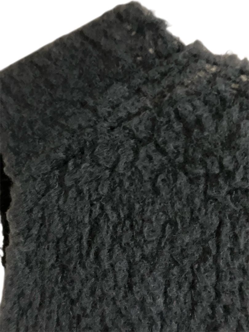 evam eva boa long vestウールボアロングベストsumi