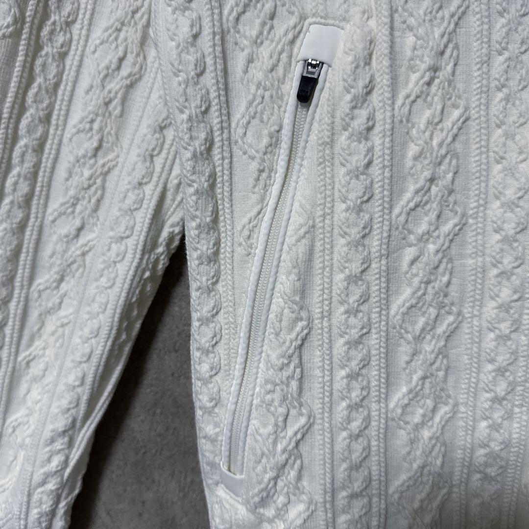 Callaway キャロウェイ コットン ニット ジャケット ホワイト系 M