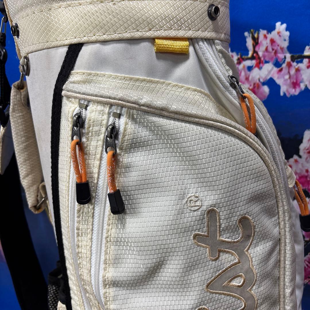 寶BW-1166 タイトリスト キャディバッグ カート式 ホワイト 軽量タイプ