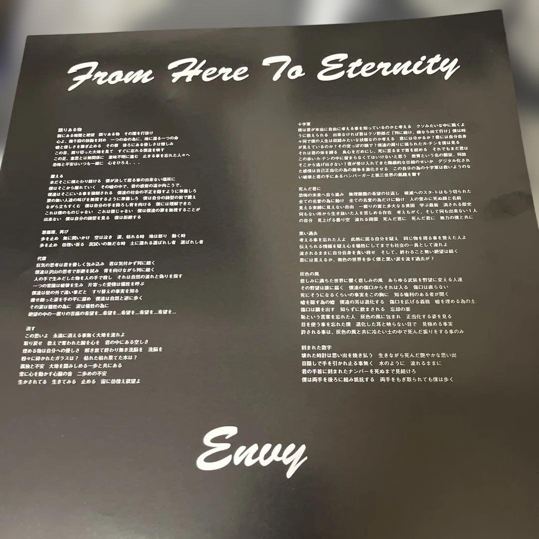 ENVY / From Here to Eternity レコードLP