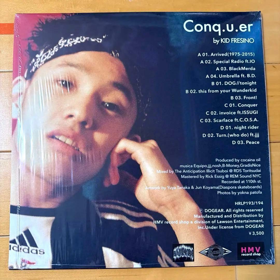 【美品】KID FRESINO Conq.u.er レコード