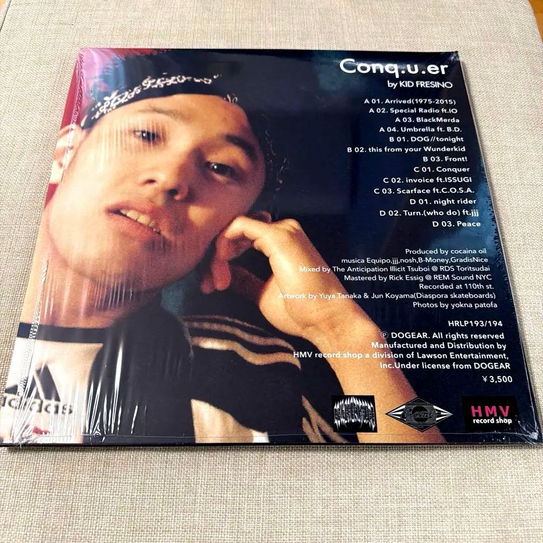【美品】KID FRESINO Conq.u.er レコード