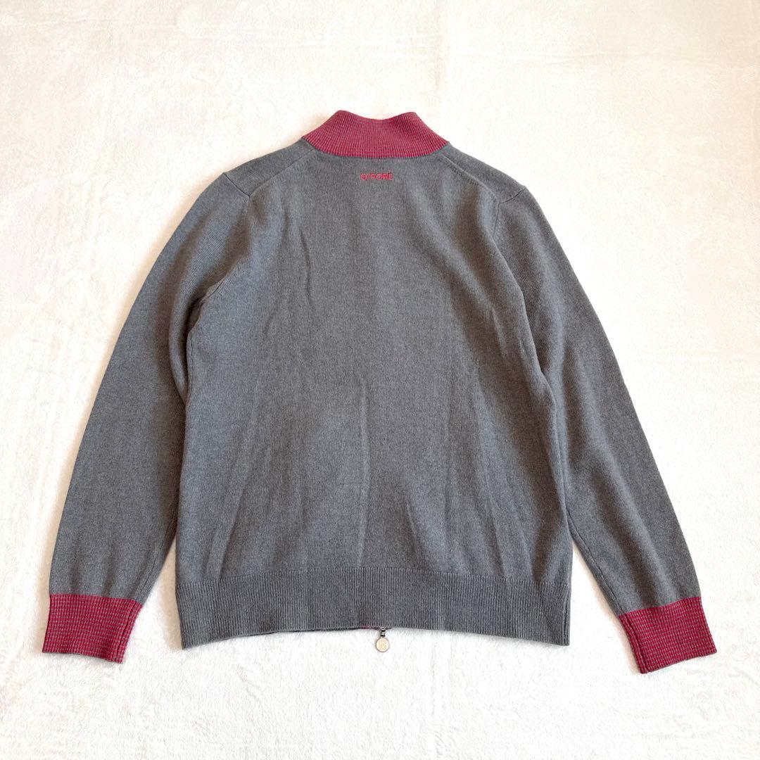 G/FORE ジーフォア ジップニット ジャケット グレー 40 カシミヤ混
