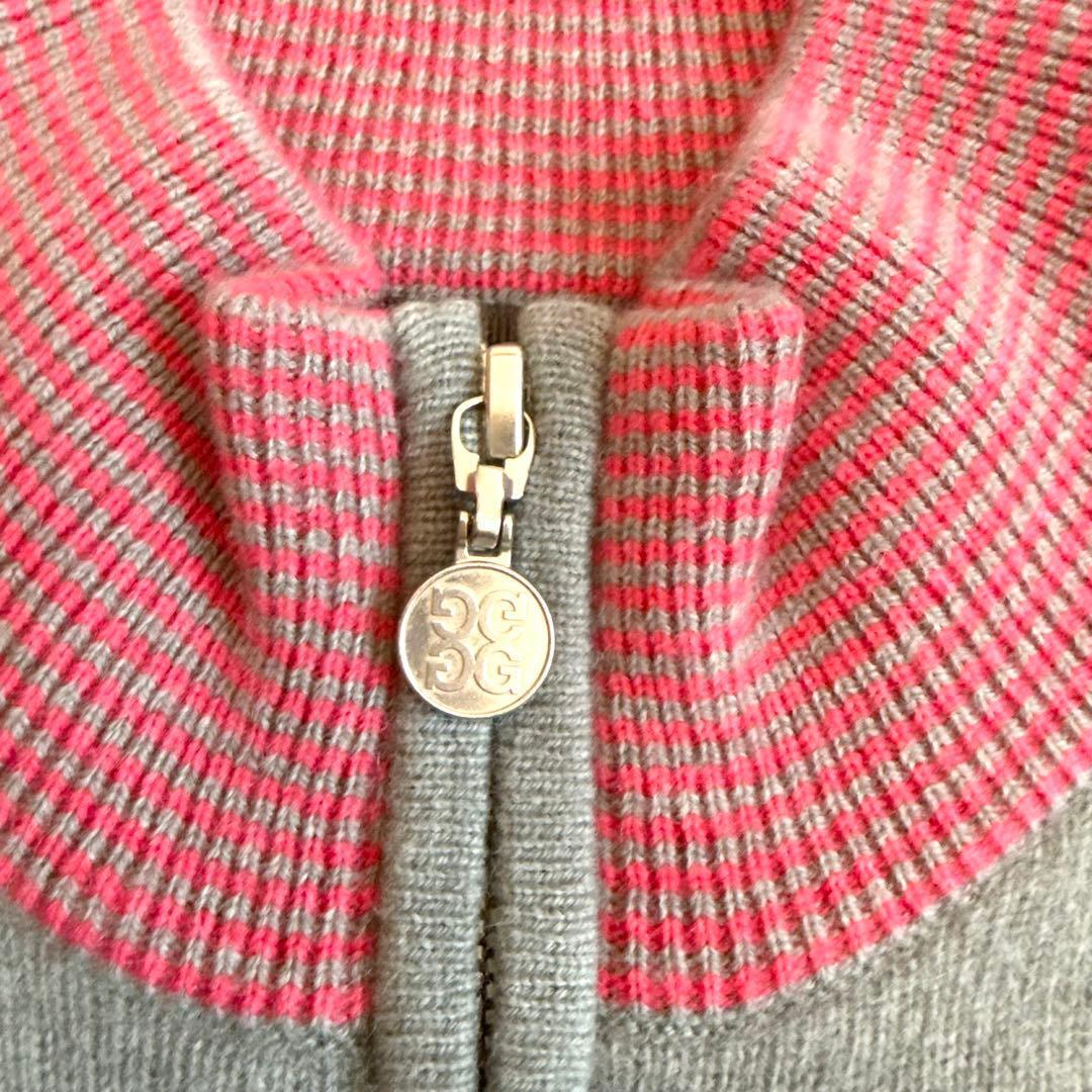 G/FORE ジーフォア ジップニット ジャケット グレー 40 カシミヤ混