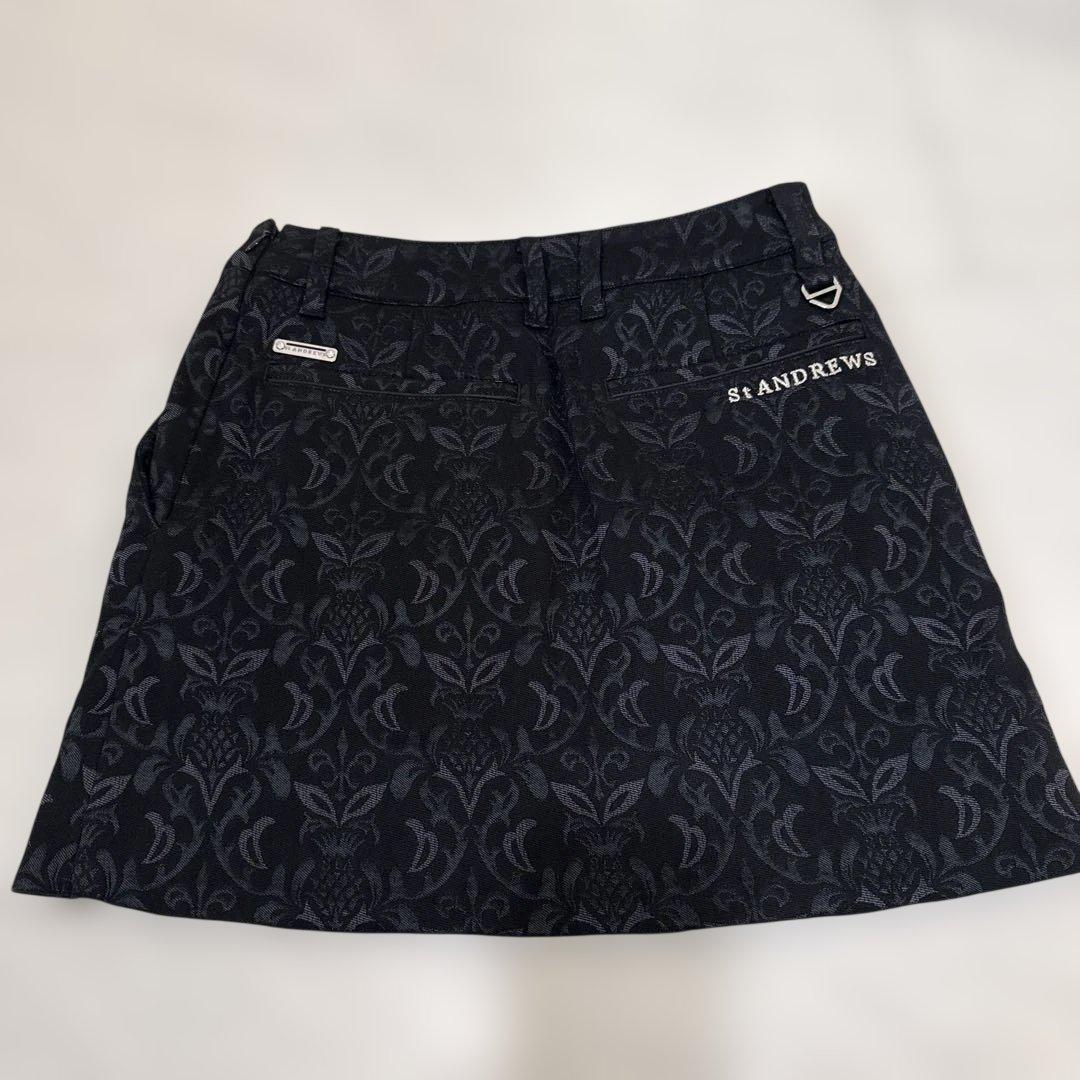 St ANDREWS ダマスク柄ジャカードスカート