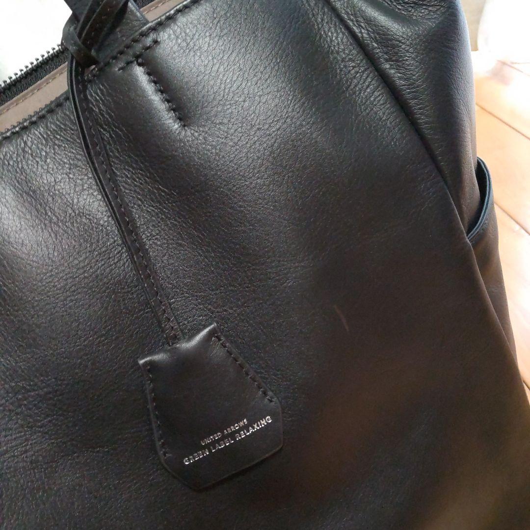 UNITED ARROWS レザー トートバッグ 黒