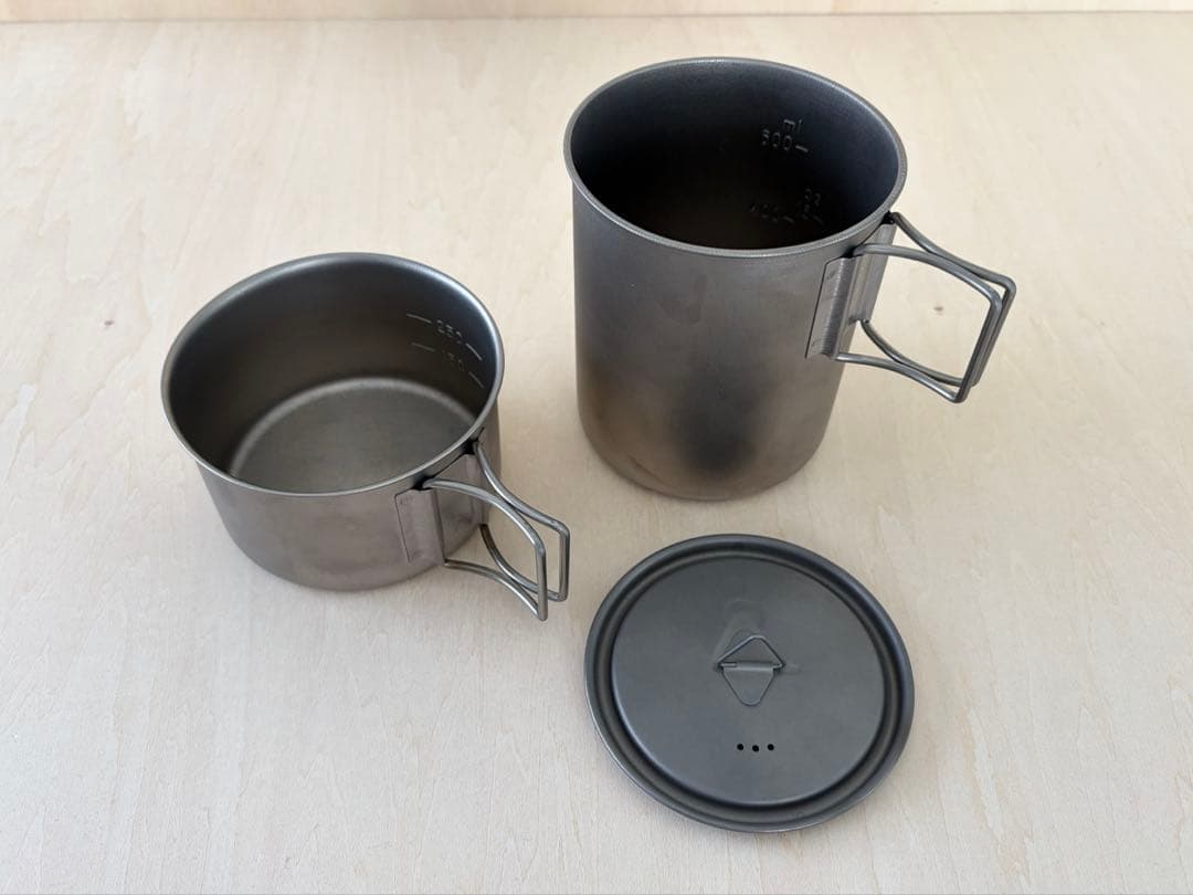 EVERNEW エバニュー 760FD 400FD チタンカップ クッカー