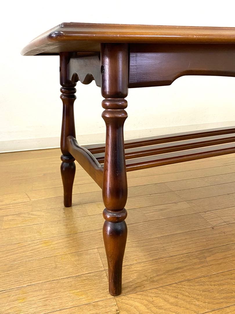 アンティーク カリモク コロニアル センターテーブル ローテーブル