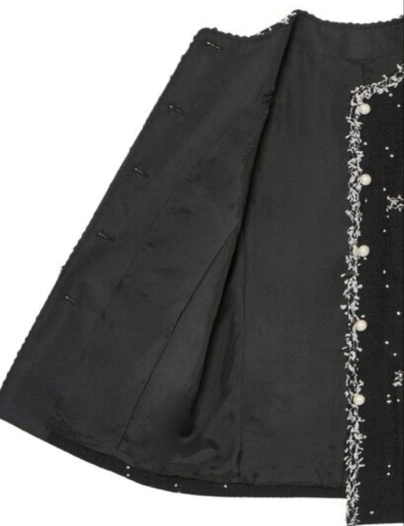 【新品】Eternal Line 2025 ANAYI ミニドットツイードジレ