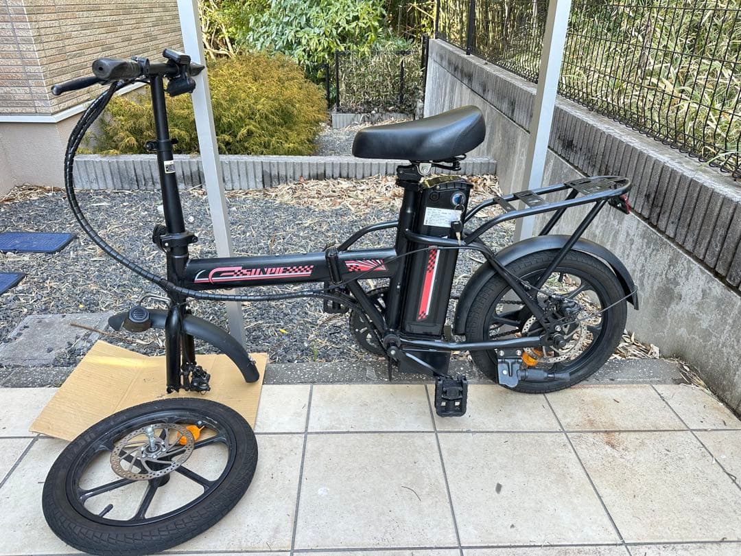 サ*ん様 SUNPIE 電動折り畳み自転車　ディスク式 　16インチ