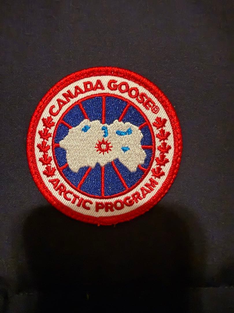 さぐわ カナダグース ダウンベスト ネイビー S メンズ 美品