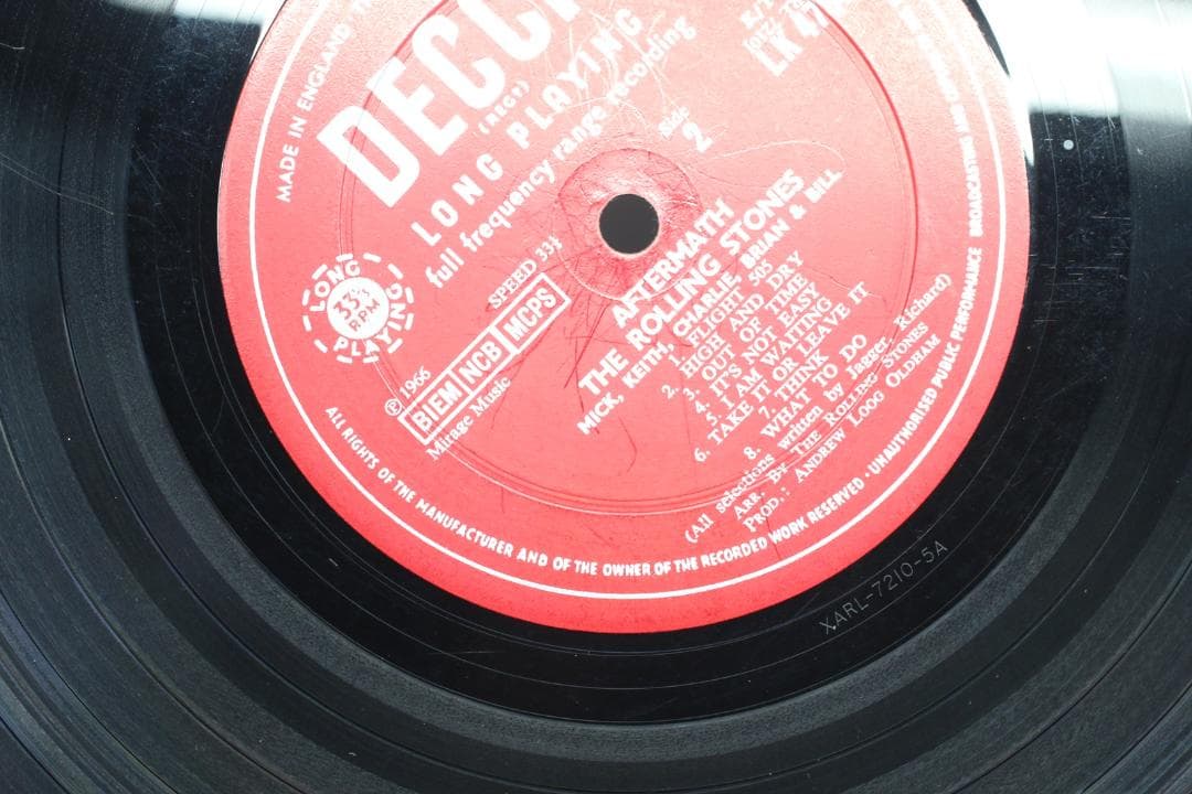 英LP The Rolling Stones Aftermath UK盤 プチ音