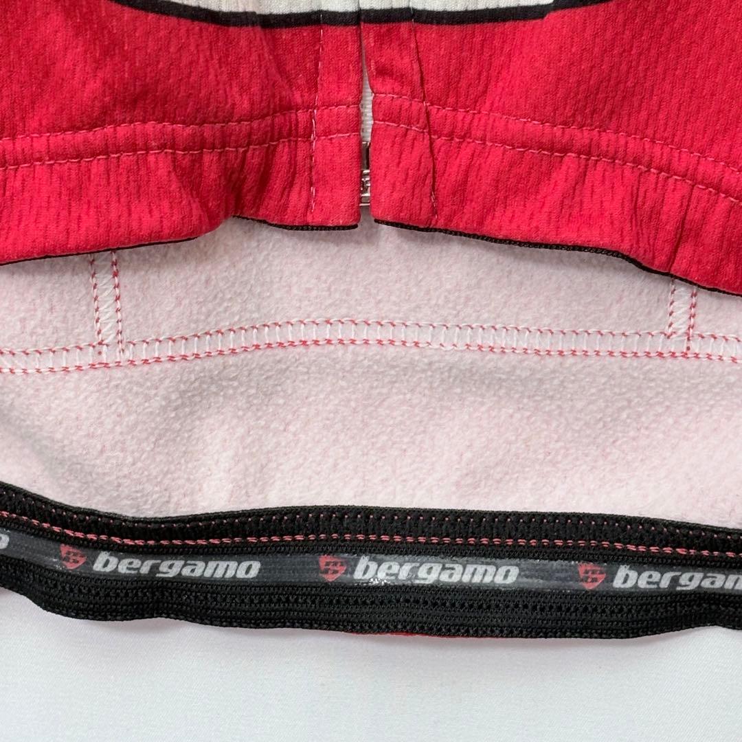 CASTELSARASIN サイクルジャージ レッド/ホワイト M 輸入 古着