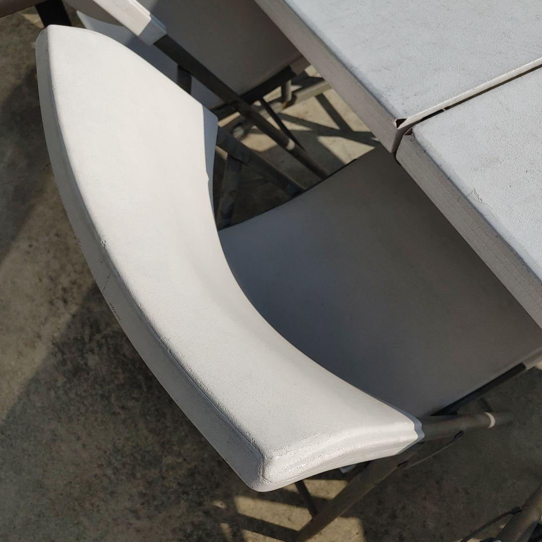 LIFETIME 折りたたみテーブル＋椅子6脚セット