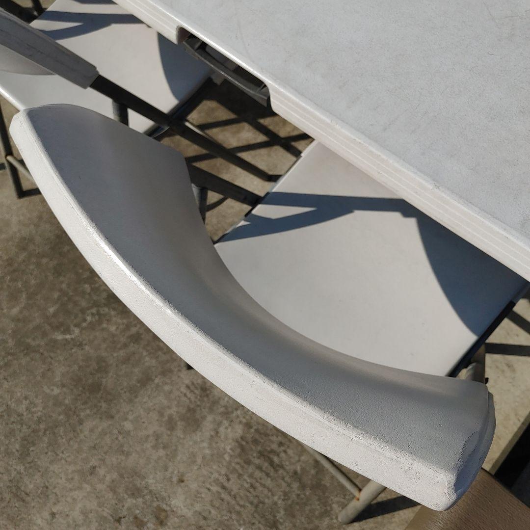 LIFETIME 折りたたみテーブル＋椅子6脚セット