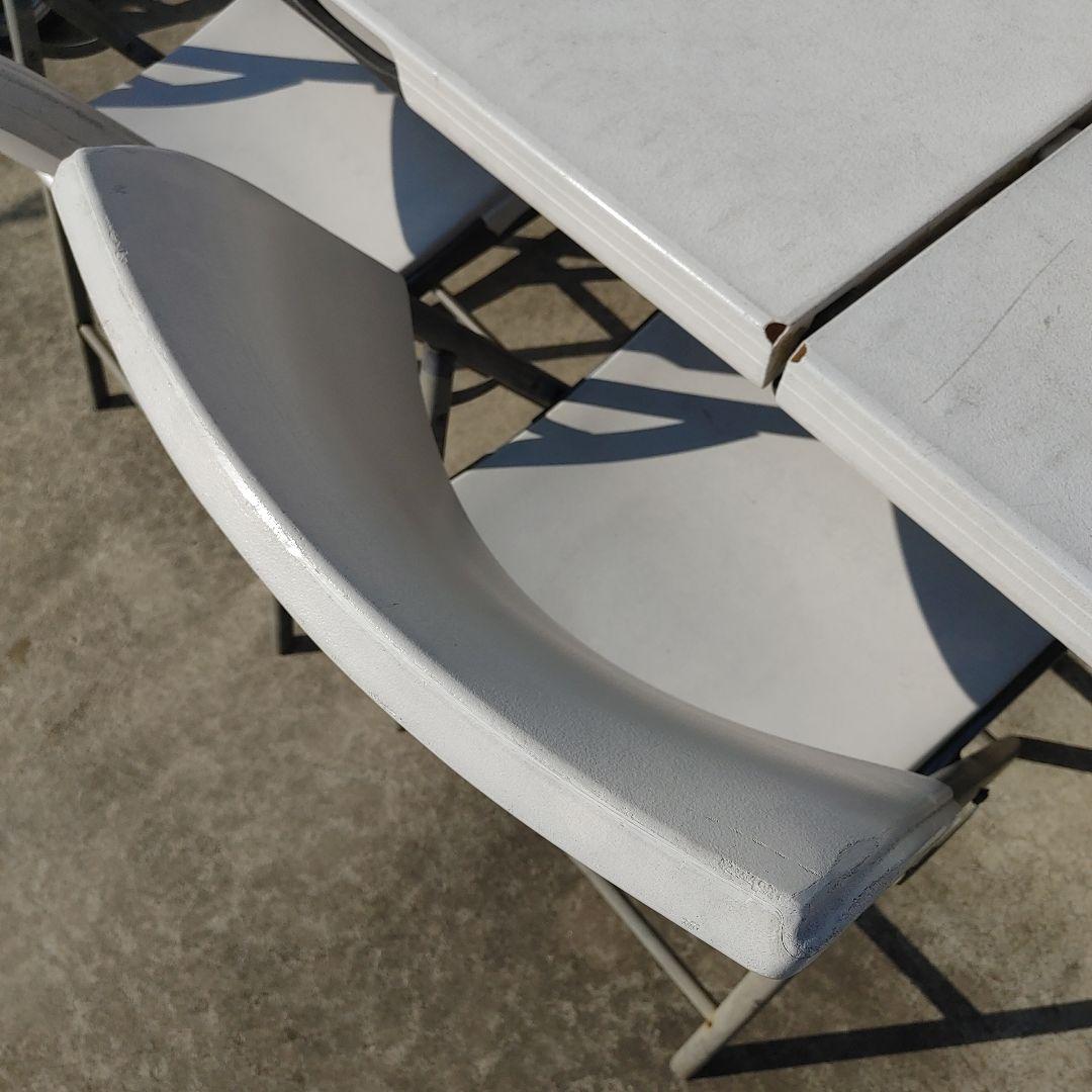 LIFETIME 折りたたみテーブル＋椅子6脚セット