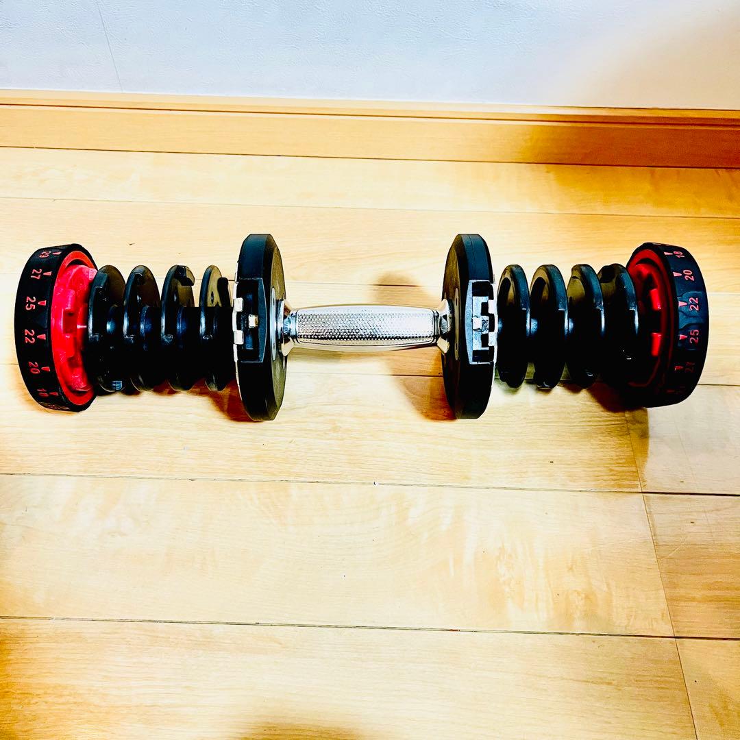 【極美品②】 可変式ダンベル 40kg 17段階調整 ダイヤル式 BARWING