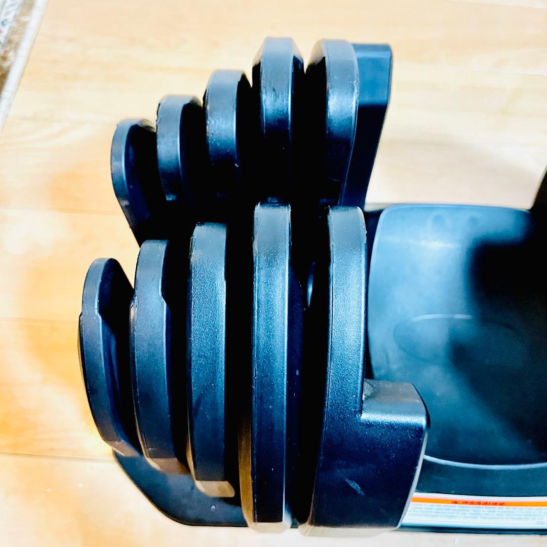 【極美品②】 可変式ダンベル 40kg 17段階調整 ダイヤル式 BARWING