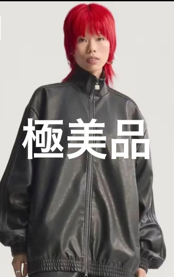 adidasプレザー ファイヤーバード トラックトップ レザージャージ 2XL