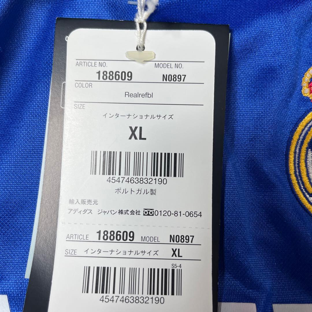 新品未使用　adidas レアルマドリードユニフォーム　XL タグ付