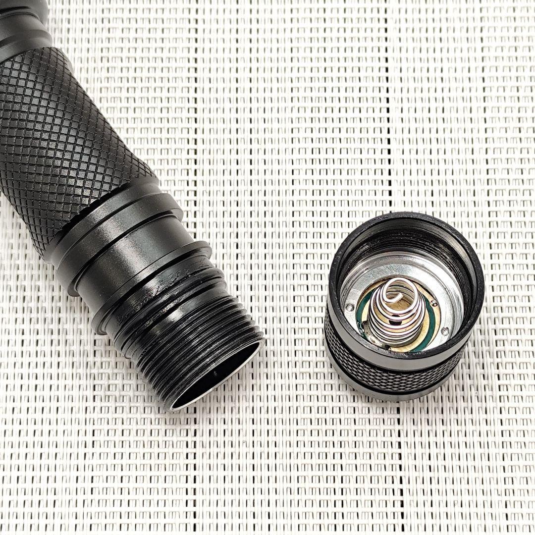 【改造あり】18650対応 P60系モジュールホスト＋緑色光モジュール3-9V