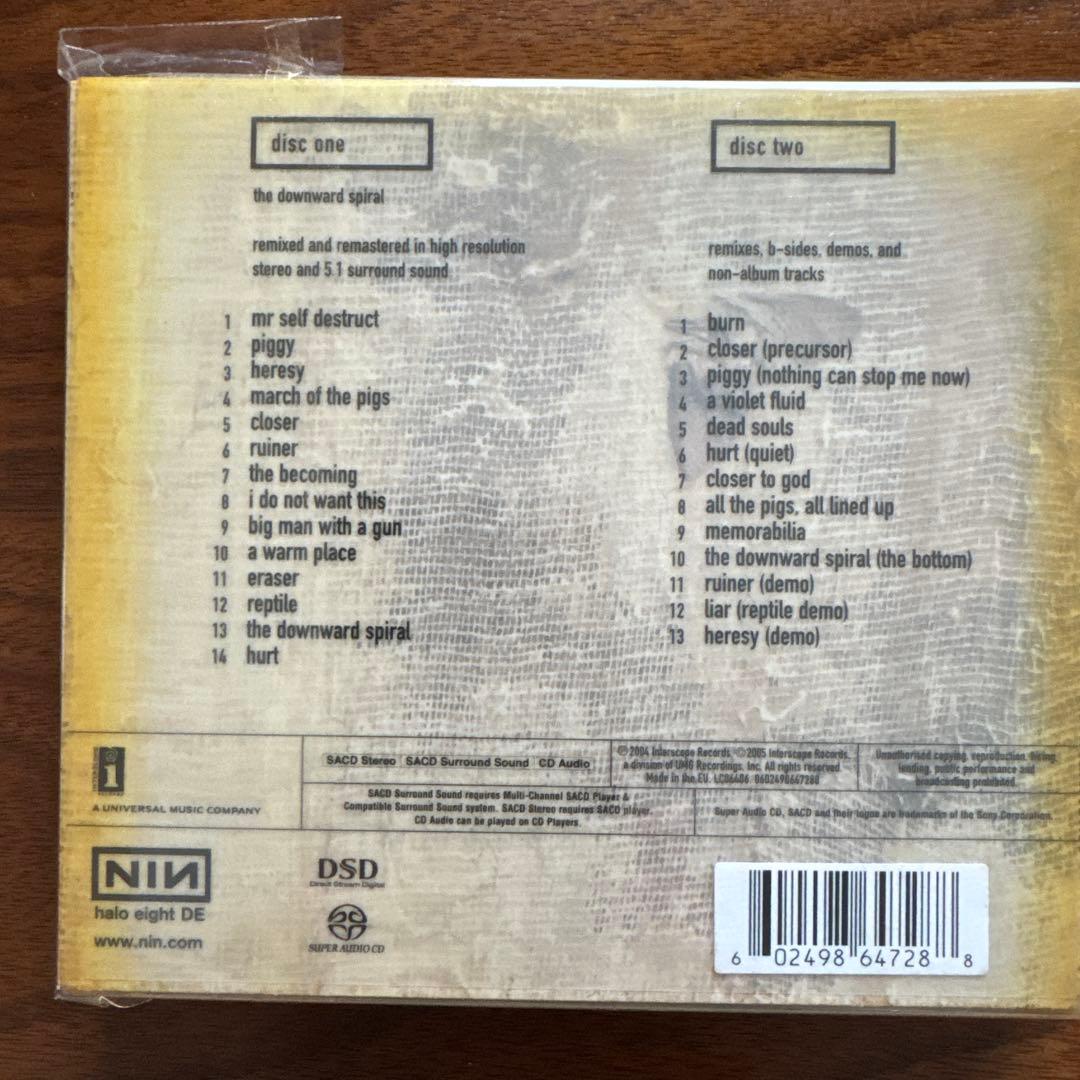 洋楽 Nine Inch Nails The Downward Spiral 2CD