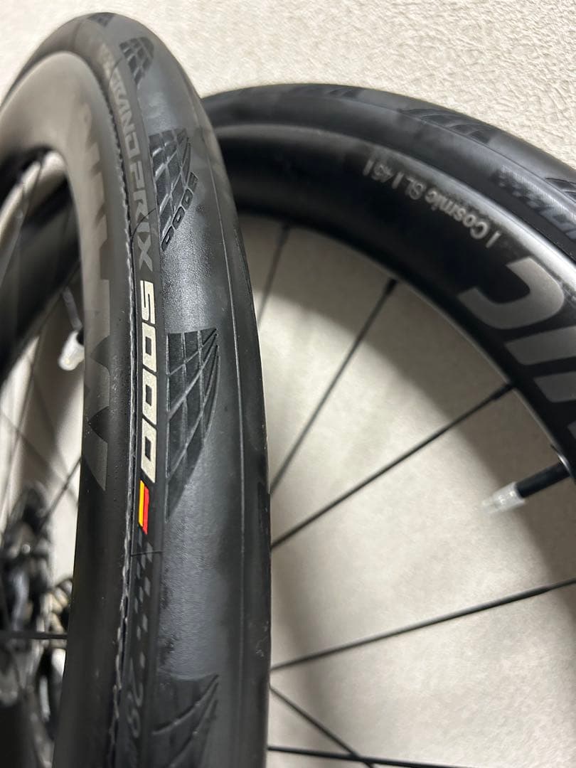 美品マヴィック　コスミックSL45 ディスクカーボンホイールペア