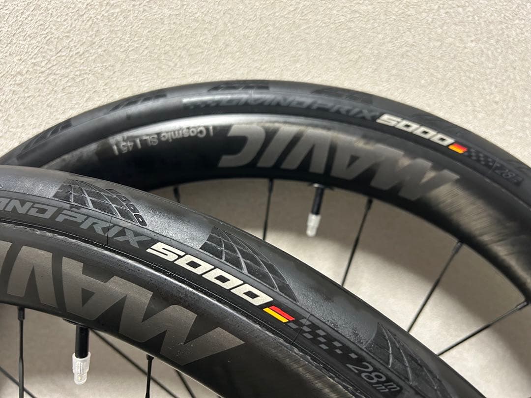 美品マヴィック　コスミックSL45 ディスクカーボンホイールペア