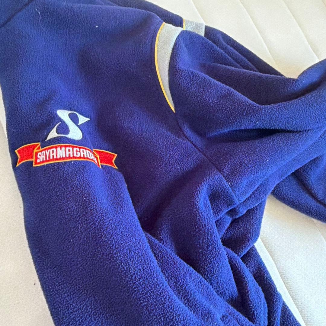 SAYAMAGADON ネイビー ハーフジップジャケット