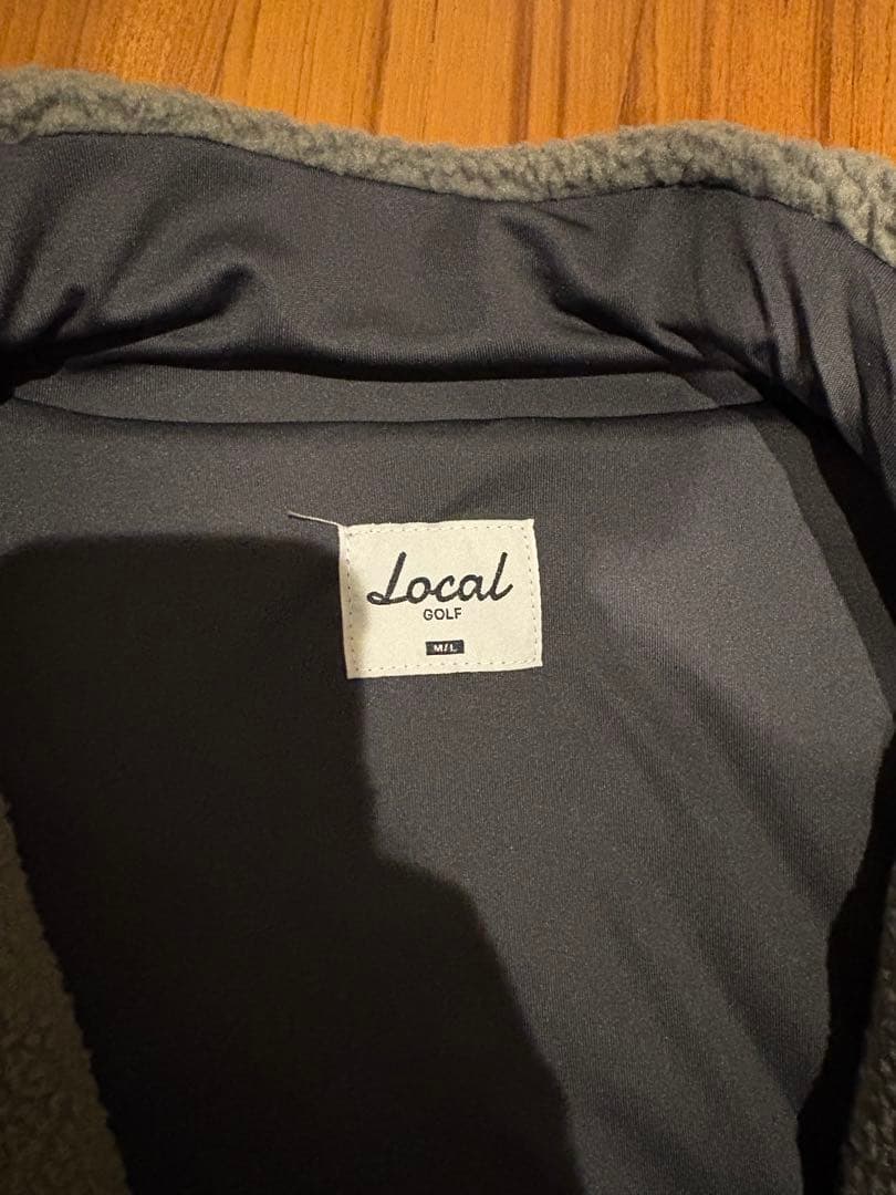 試着のみ訳あり！Local Golf ガレージロゴフリースジャケット　M/L