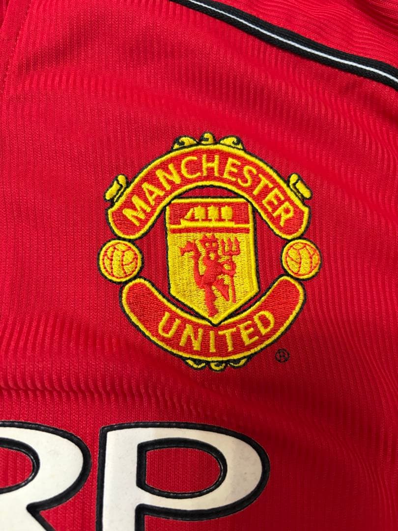 98-00 マンチェスターユナイテッド ホーム 長袖ユニフォーム XL