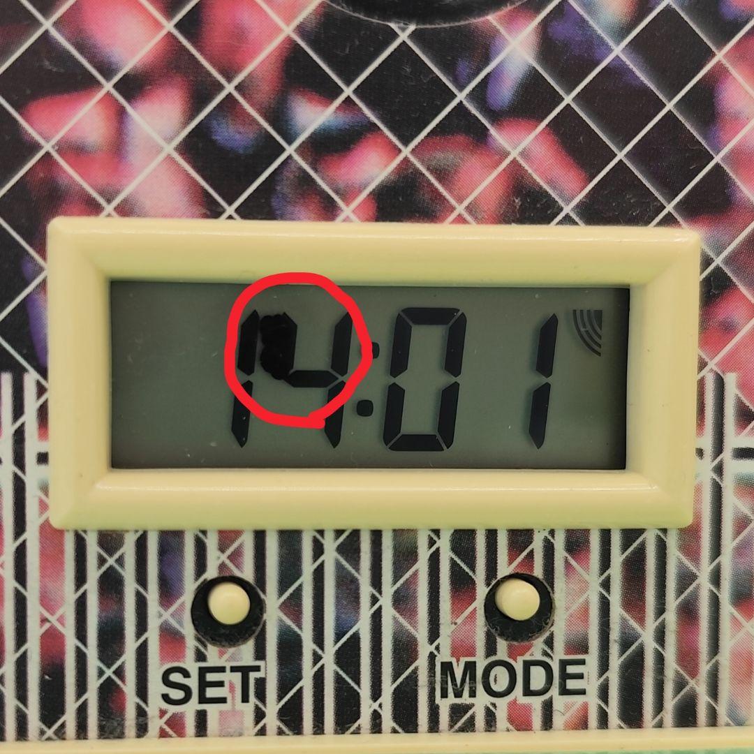 希少 MANCHESTER UNITED 目覚まし時計 ヴィンテージ 稼働品