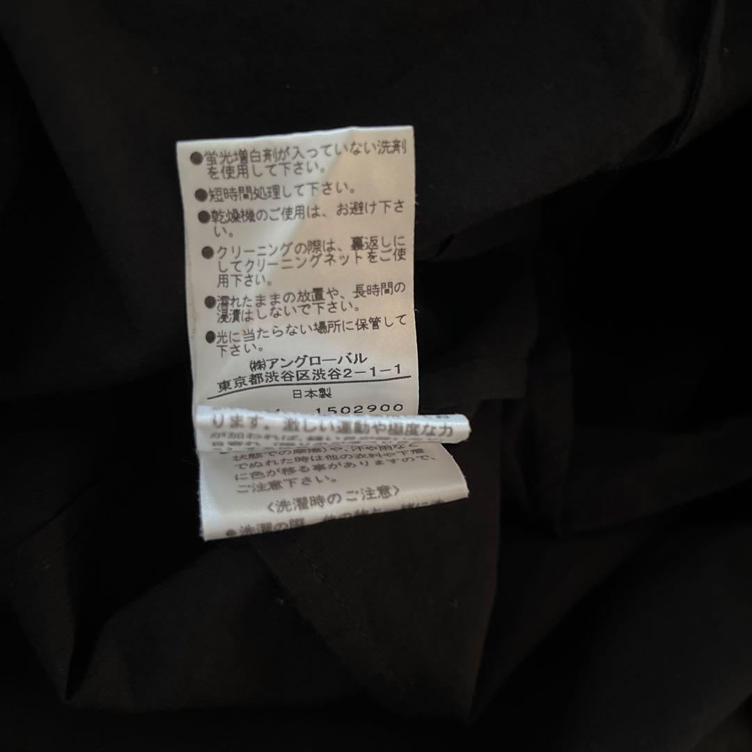 マーガレットハウエル Aライン プリーツ マット コットン シャツ ワンピース