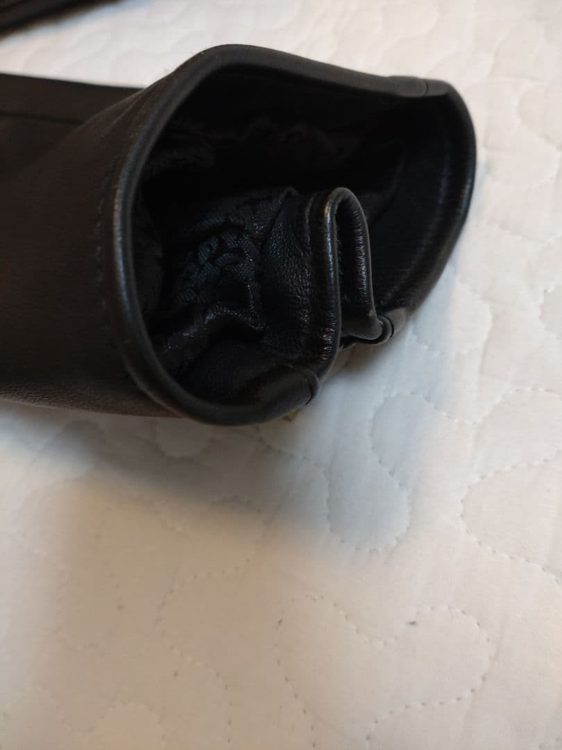 FILLMORE ブラック レザーシングルライダースジャケット ラムレザー