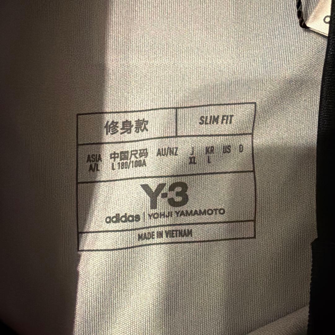 日本代表　サッカーY-3 ネイビー フレイムパターン シャツ XL