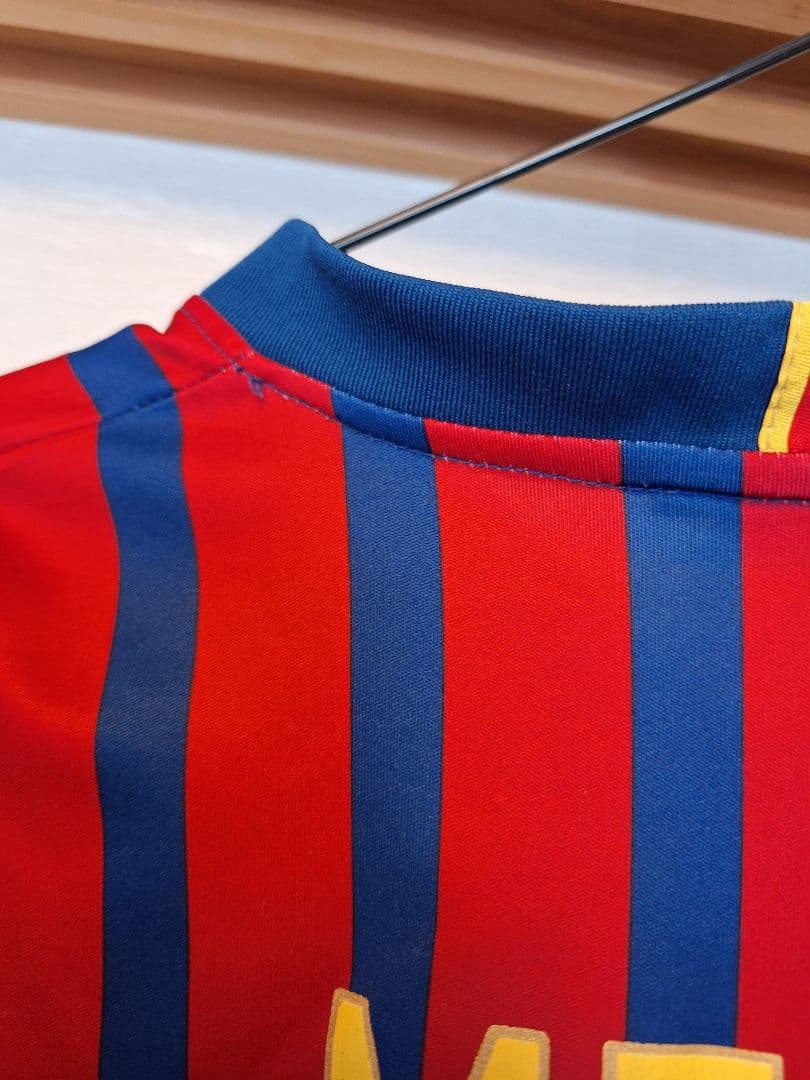 FCバルセロナ11-12年リオネル・メッシ10番サッカーユニフォームゲームシャツ