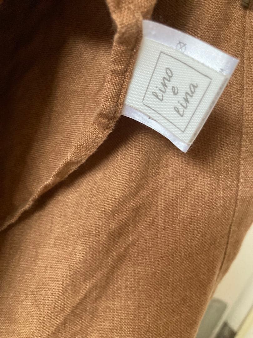 リーノエリーナフルエプロンブラウンオーカー