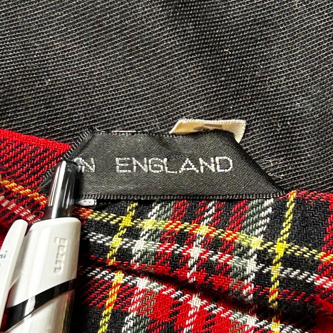 イングランド製 ハリントンジャケット チェックライナー パンクス ブリッドポップ