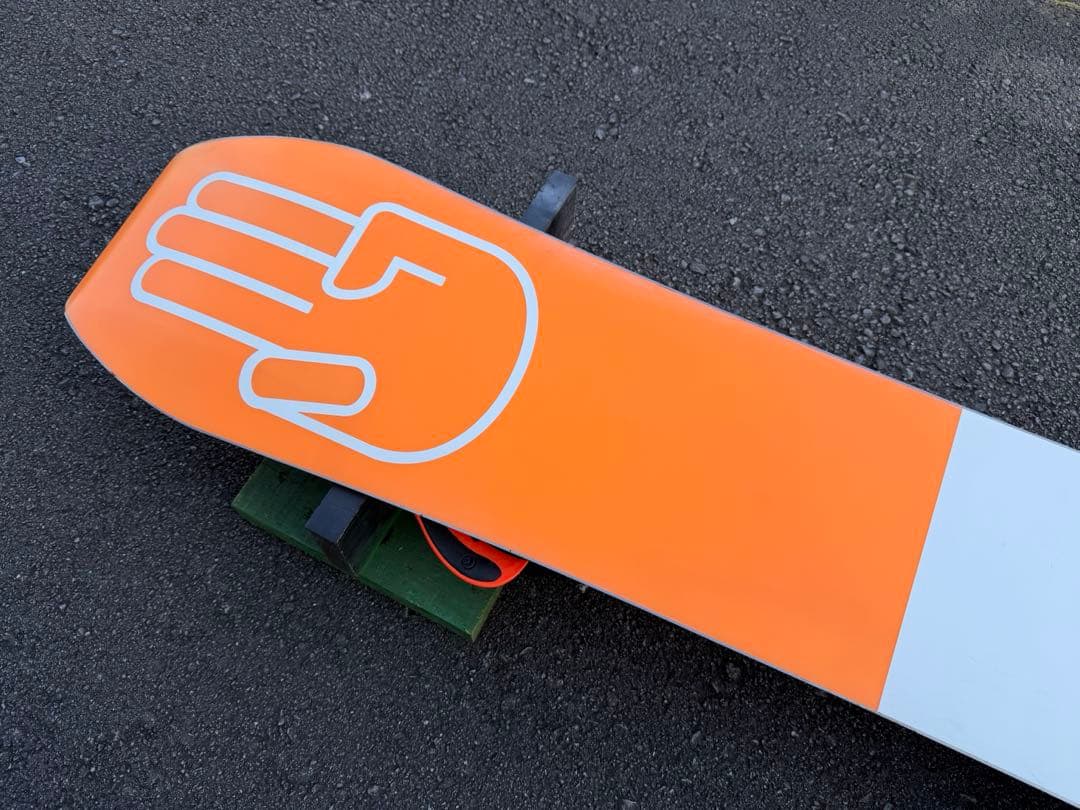 スノーボード ビンディング付き セット FLUX フラックス グラトリ オレンジ