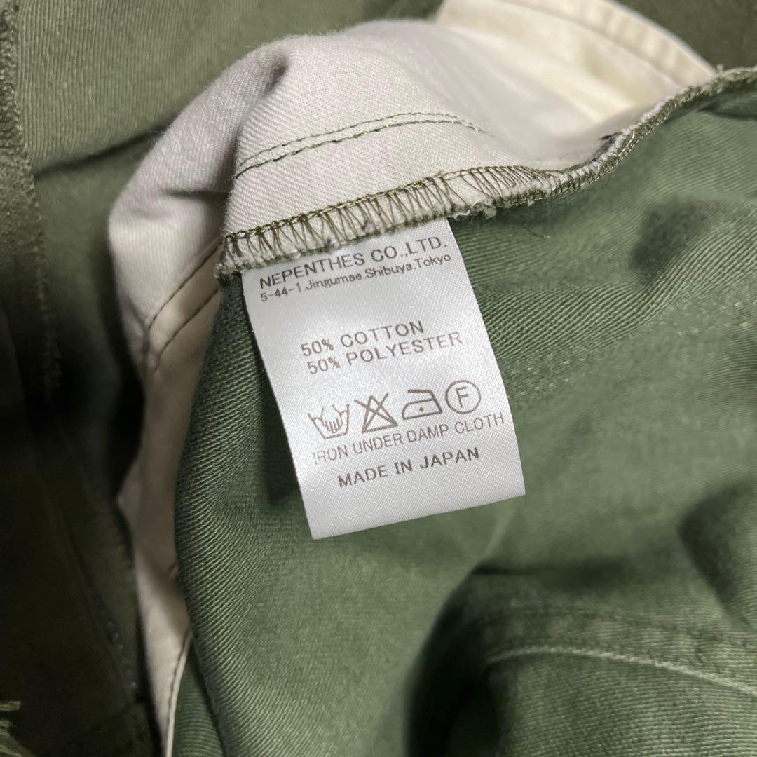 RebuildbyNeedles ミリタリー　リメイクワンピース　ノースリーブ