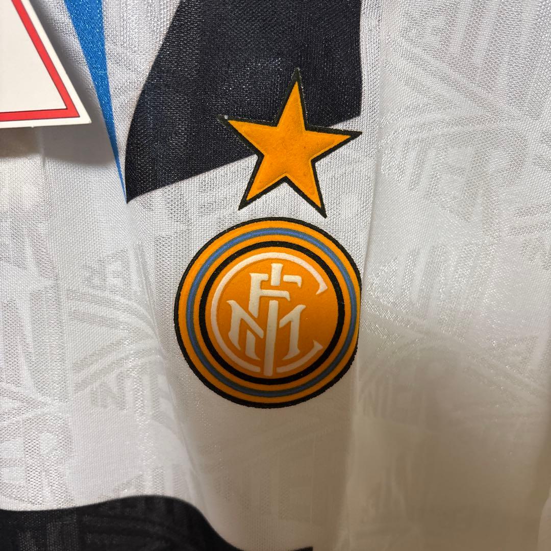 サッカー　ユニフォーム　インテル　1992 AWAY タグ付き　状態要確認